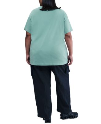 Plus Size Active Sportswear Essential Women's Logo T-Shirt