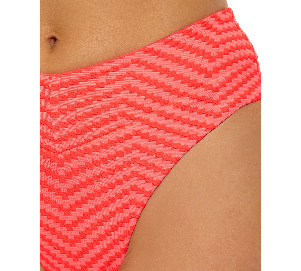 Becca Women's Connect High-waist French-cut Bikini Bottoms In Red