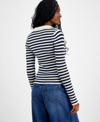 Women's Striped Cardigan