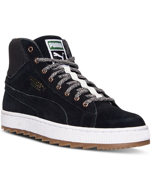 Puma Women S Suede Winterized Rugged Mid Casual Sneakers From Finish Line Reviews Finish Line Athletic Sneakers Shoes Macy S