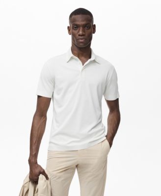 MANGO - Men's Coolmax Slim-Fit Polo Shirt