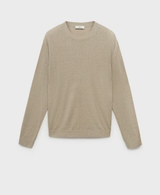 Men's Linen Flowy Sweater