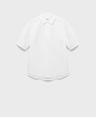 Men's Lyocell Linen Regular-Fit Polo Shirt
