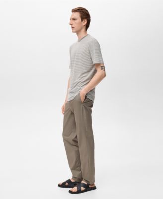 Men's Slim-Fit Cotton Pants