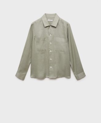 Men's Linen Lightweight Overshirt