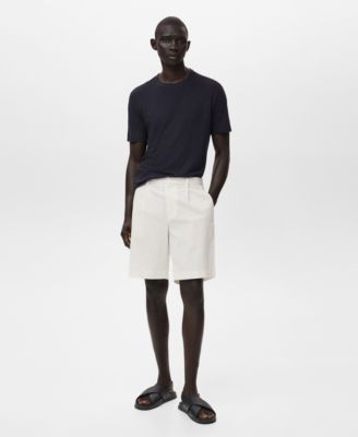 Men's Slim-Fit Chino Cotton Bermuda Shorts