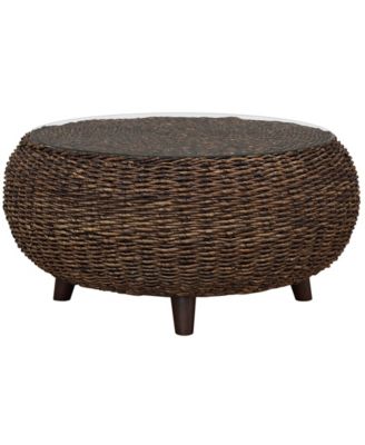 31.5" Woven Rattan Stonebridge Coffee Table