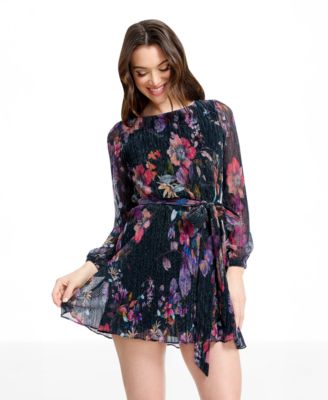 Kirsi Women's Metallic Long-Sleeve Dress