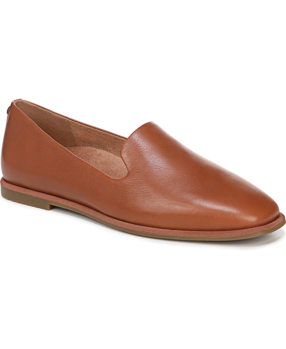 Womens Willa 2.0 Loafers - Tan tumbled leather