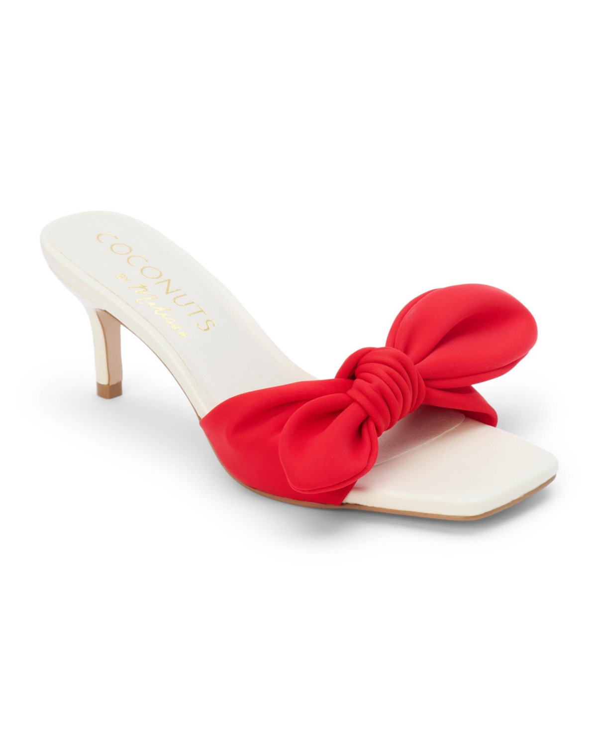 Uptown Heeled Sandal - Red