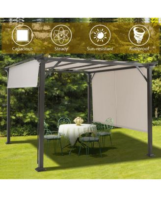10' x 10' Metal Frame Patio Furniture Shelter