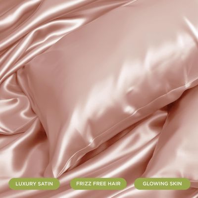 Luxury Satin Anti-Aging Washable Pillowcase, Queen