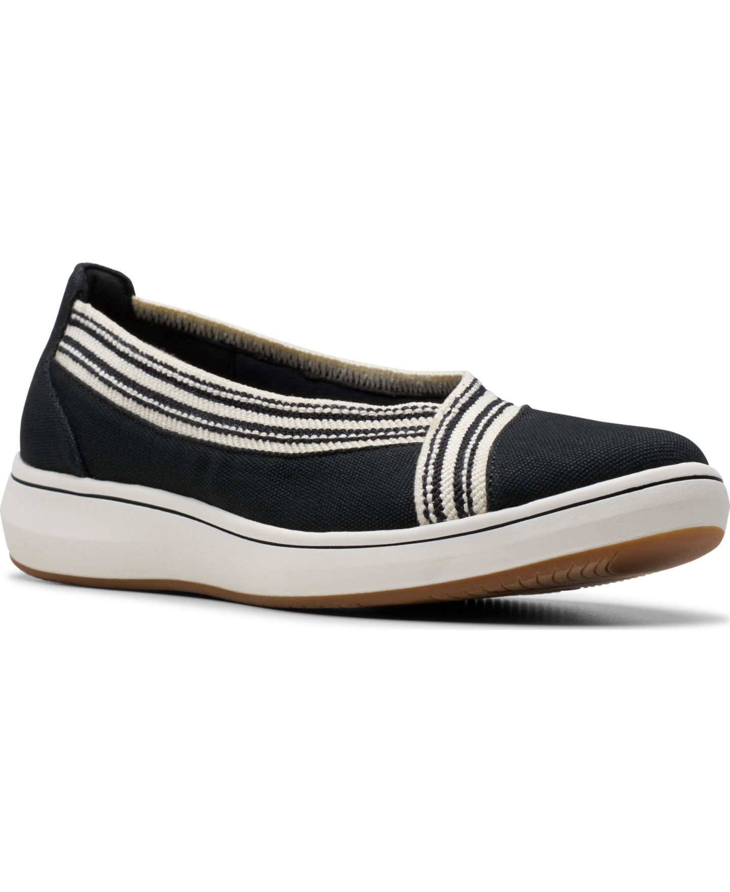 Женские кроссовки Clarks Cloud Steppers Breeze Sky Air Closed Toe, цвет: Чёрный — фото 1