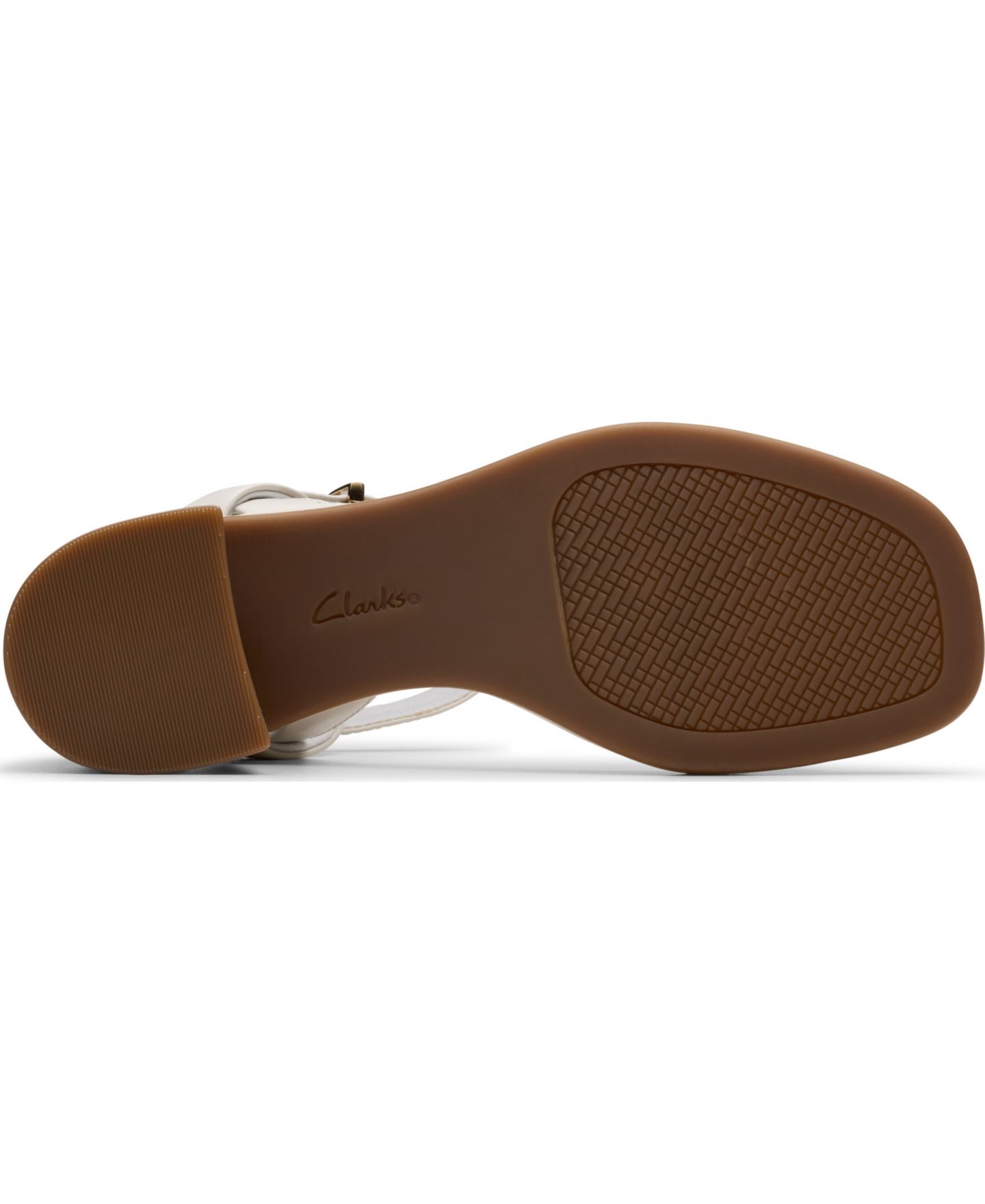 Женские сандалии Clarks Collection Jaylan Ray Buckles Leather, цвет: Молочный белый кожаный — фото 4