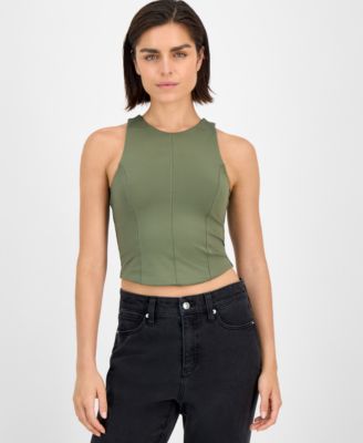 Women's Soft-Seam Corset Tank Top, Exclusively at Macy's 