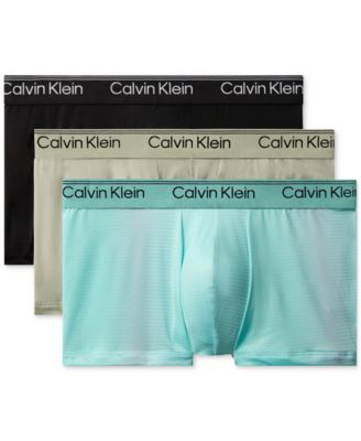 Calvin Klein - Men's 3-Pack Microfiber Stretch Low-Rise Trunks