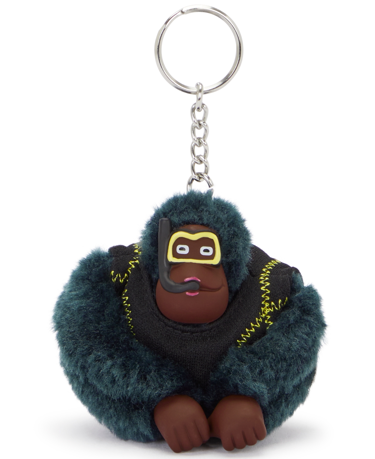 Scuba Monkey Keychain - True Blue Tonal