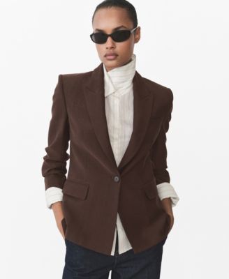 MANGO - Women's Fitted Lyocell Jacket