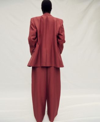 Women's Linen-Blend Suit Jacket