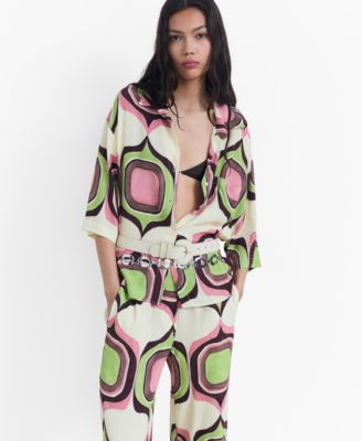 Women's Geometric Print Pants