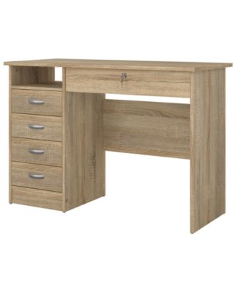 43.03" Wide 5 Drawer Desk