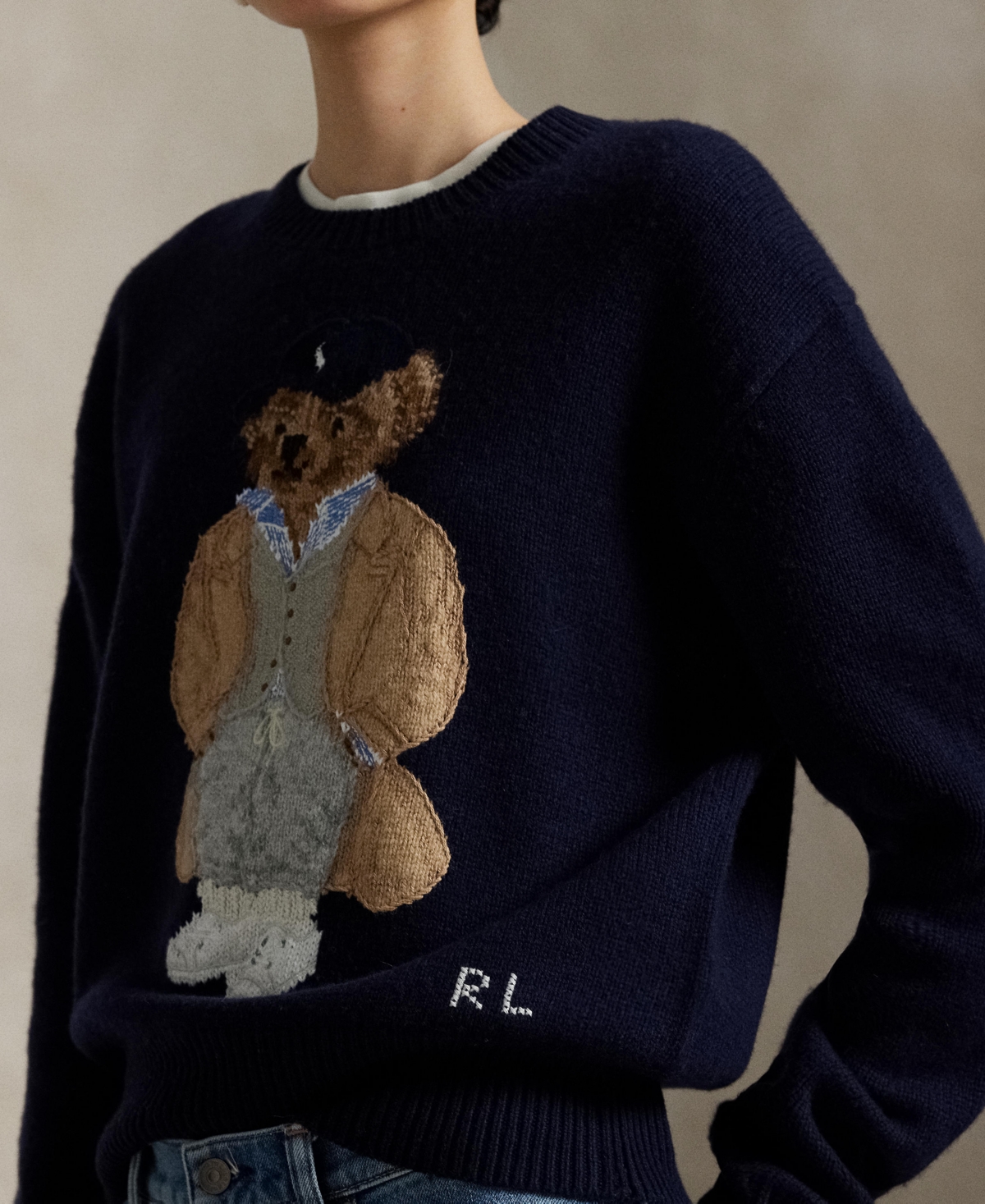 Polo Ralph Lauren Sweater Pullover Hunter Navy In Blue
