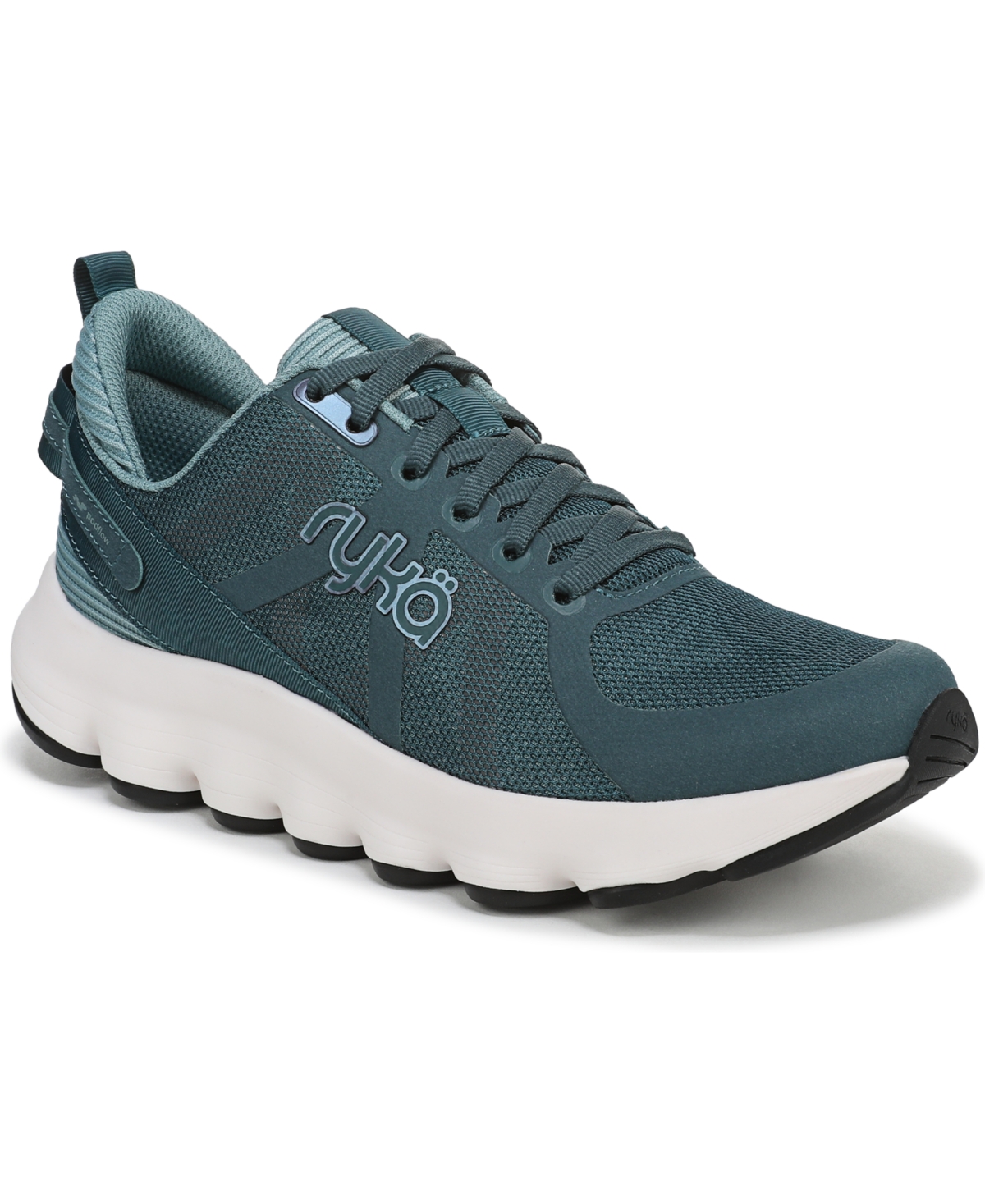 Women's Podflow Lace Up Walking Sneakers - Berry Red Mesh Fabric