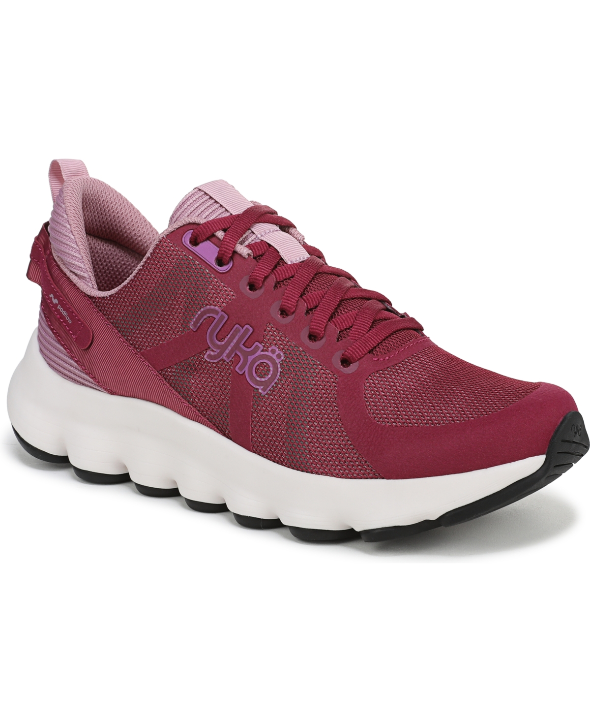 Ryka Women's Podflow Lace Up Walking Sneakers