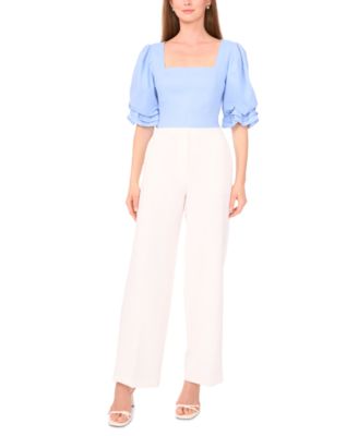 Women's The Lona Square-Neck Blouson-Sleeve Blouse