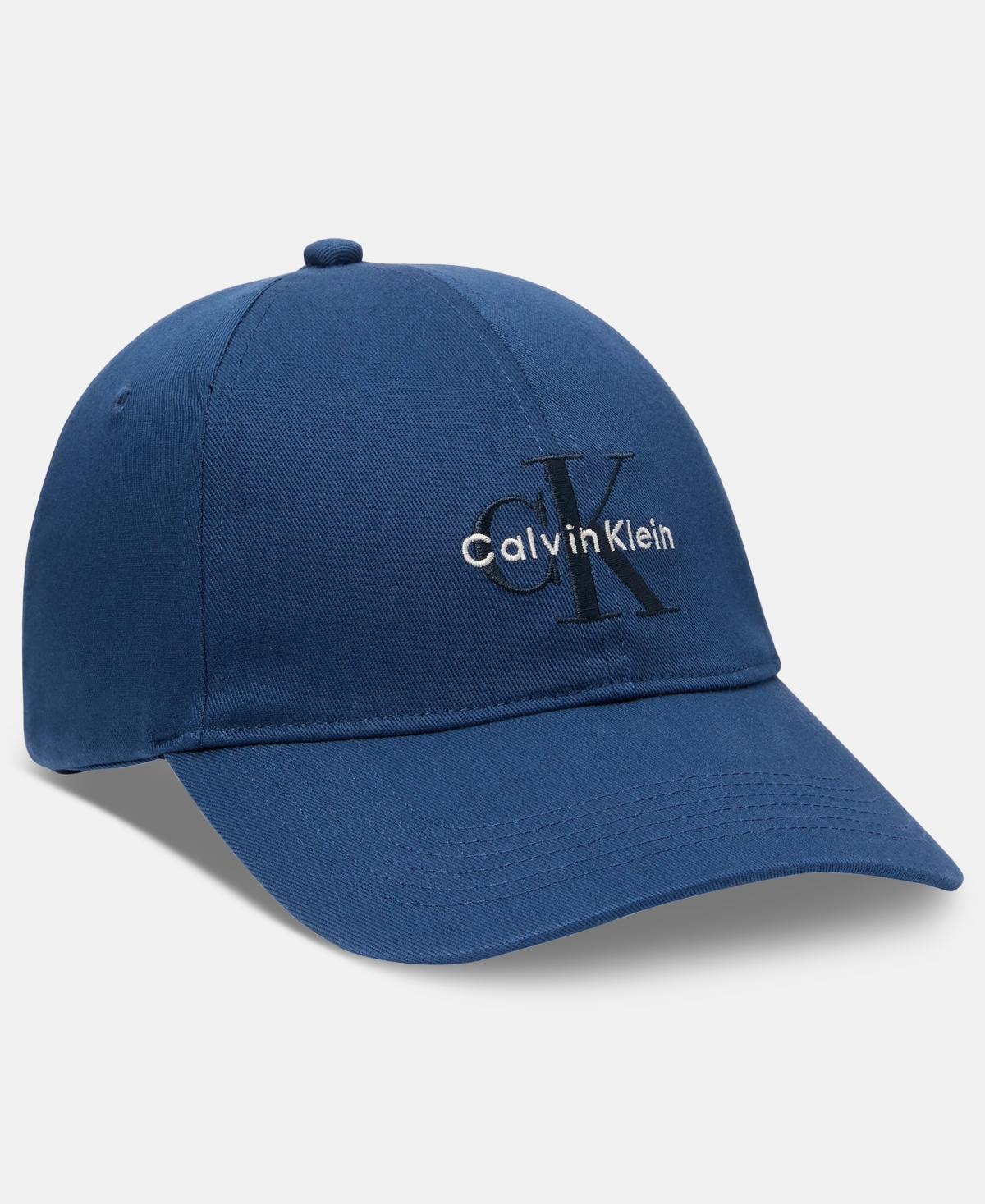 Men's Embroidered Monogram Logo Baseball Cap - Insignia Blue