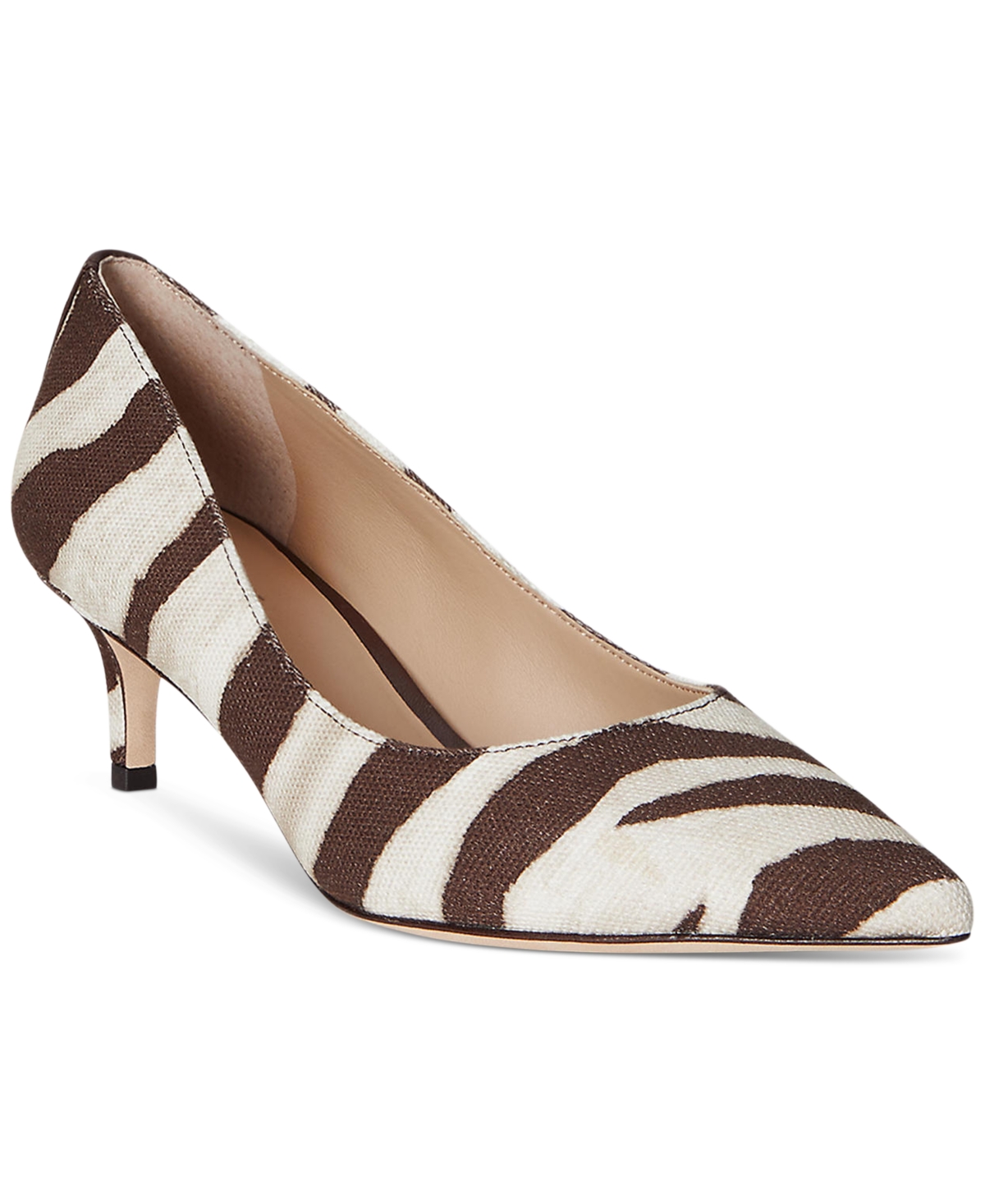 Ralph Lauren Women's Adrienne Slip-on Pointed-toe Pumps In Multi