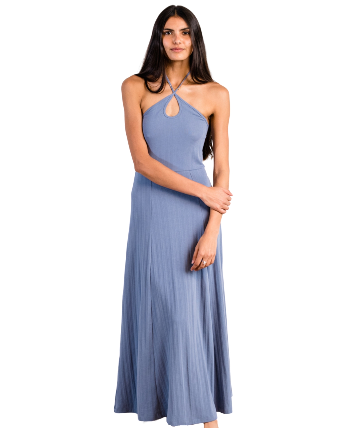 Women's Danica Knit Maxi Dress - Slate blue