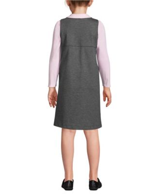 Little Girls Ponte Pleat Jumper Top of Knee