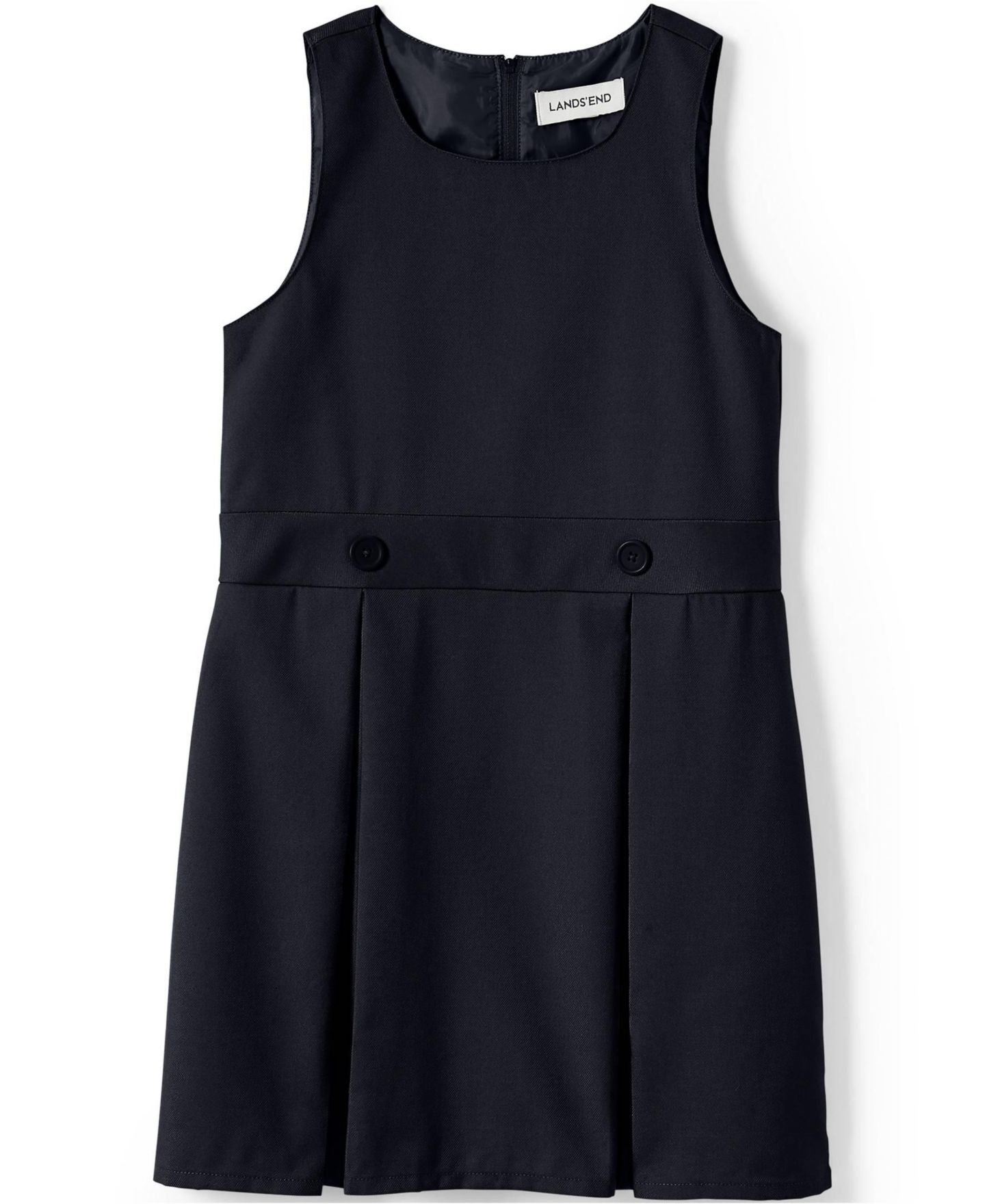 Платья Lands' End Jumper Top of Knee для девочек, цвет: Чёрный — фото 3