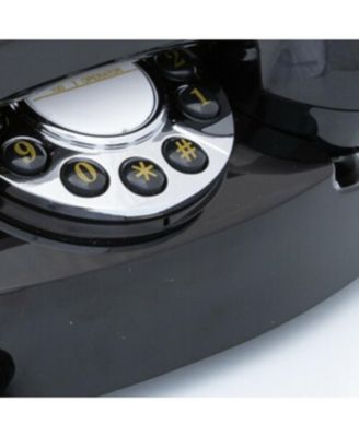 Retro GPOAUDBK Audrey Bedside Push Button Telephone - Black