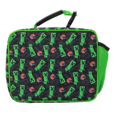 Creepers and Block Characters Insulated Lunch Kit