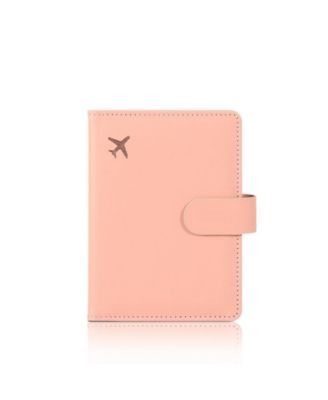 Passport Storage Wallet with 6 Slots- Pink