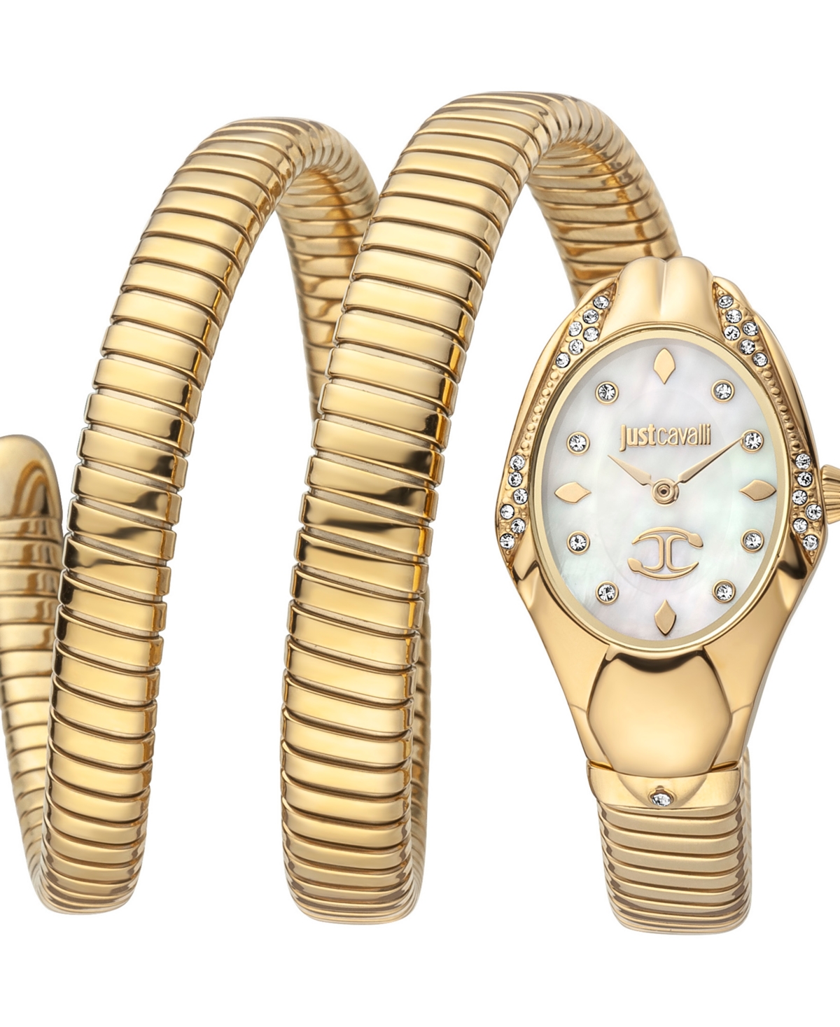 Women's Gold Stainless Steel Bracelet Watch, 35mm - Gold