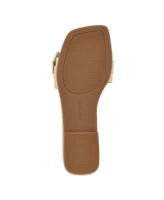 Women's Missj Buckle Slip-On Flat Sandals