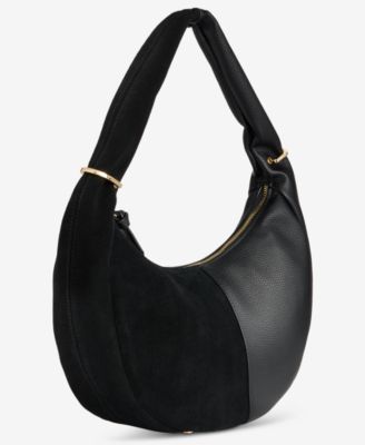 Harlowwe Small Suede Hobo Bag, Exclusively at Macy's