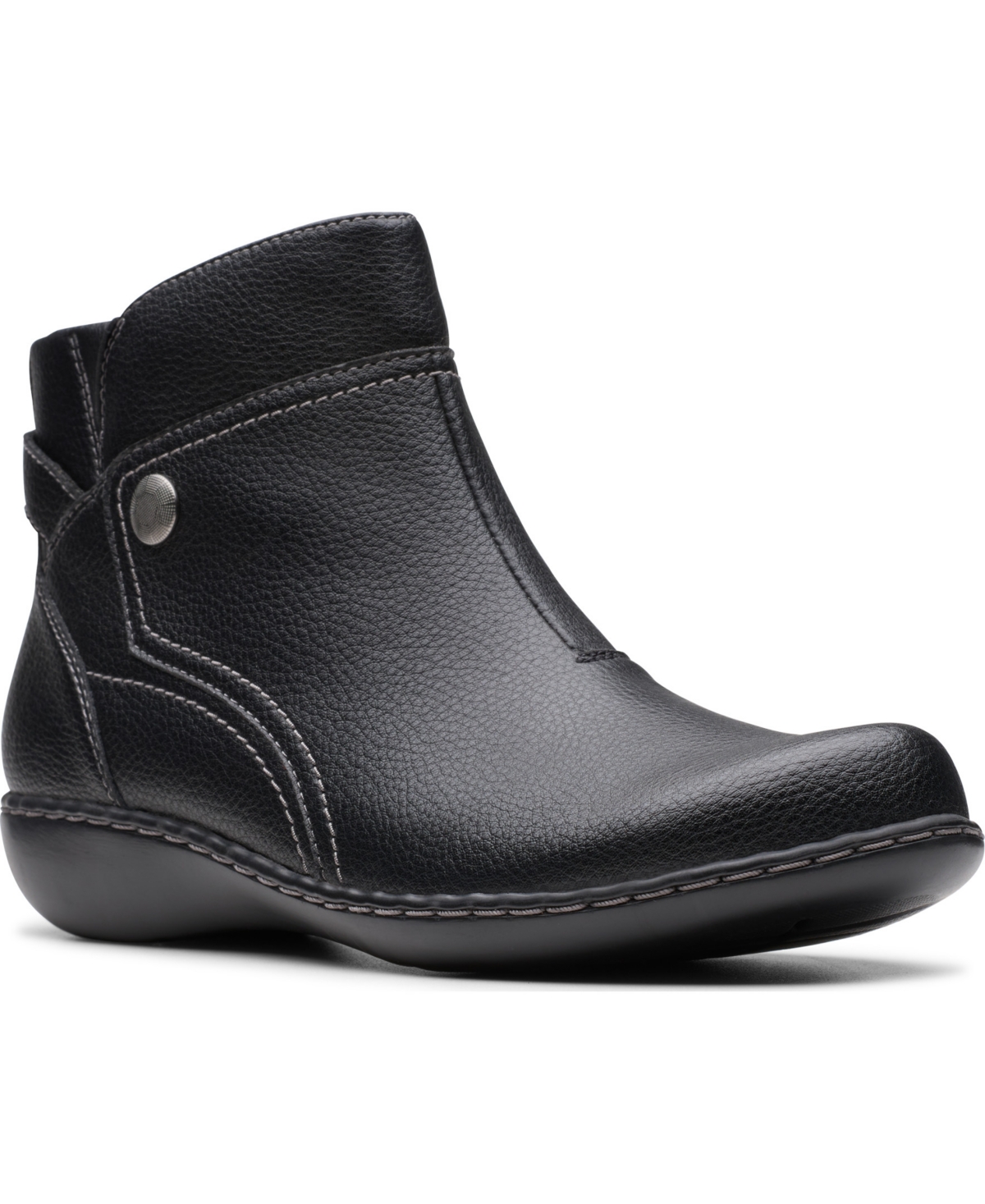 Women's Collection Ashland Mabel Flat Boots - Black Tumbled