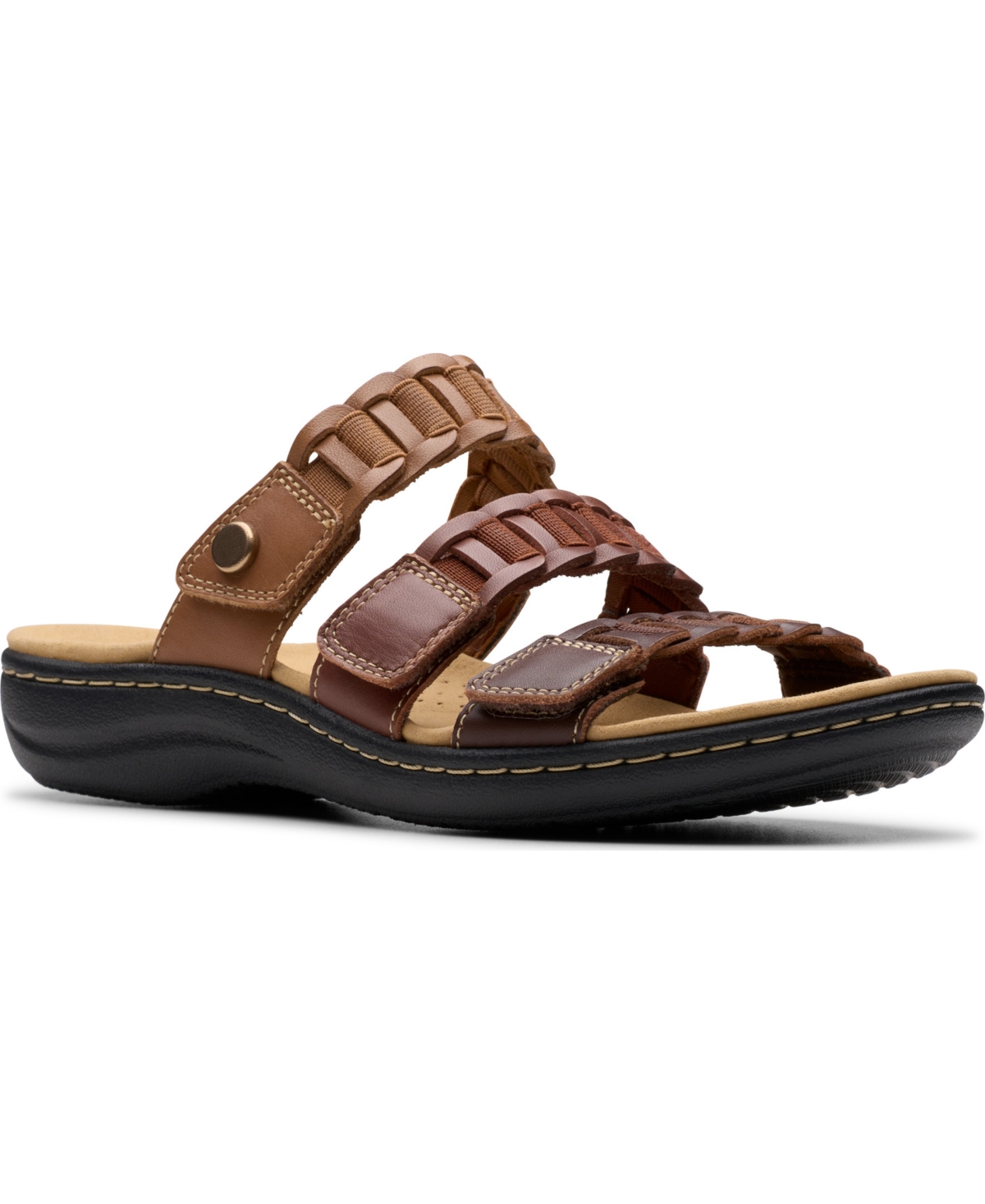 Collection Women's Laurieann Hope Slip-On Flat Sandals - Dusty Rose Leather