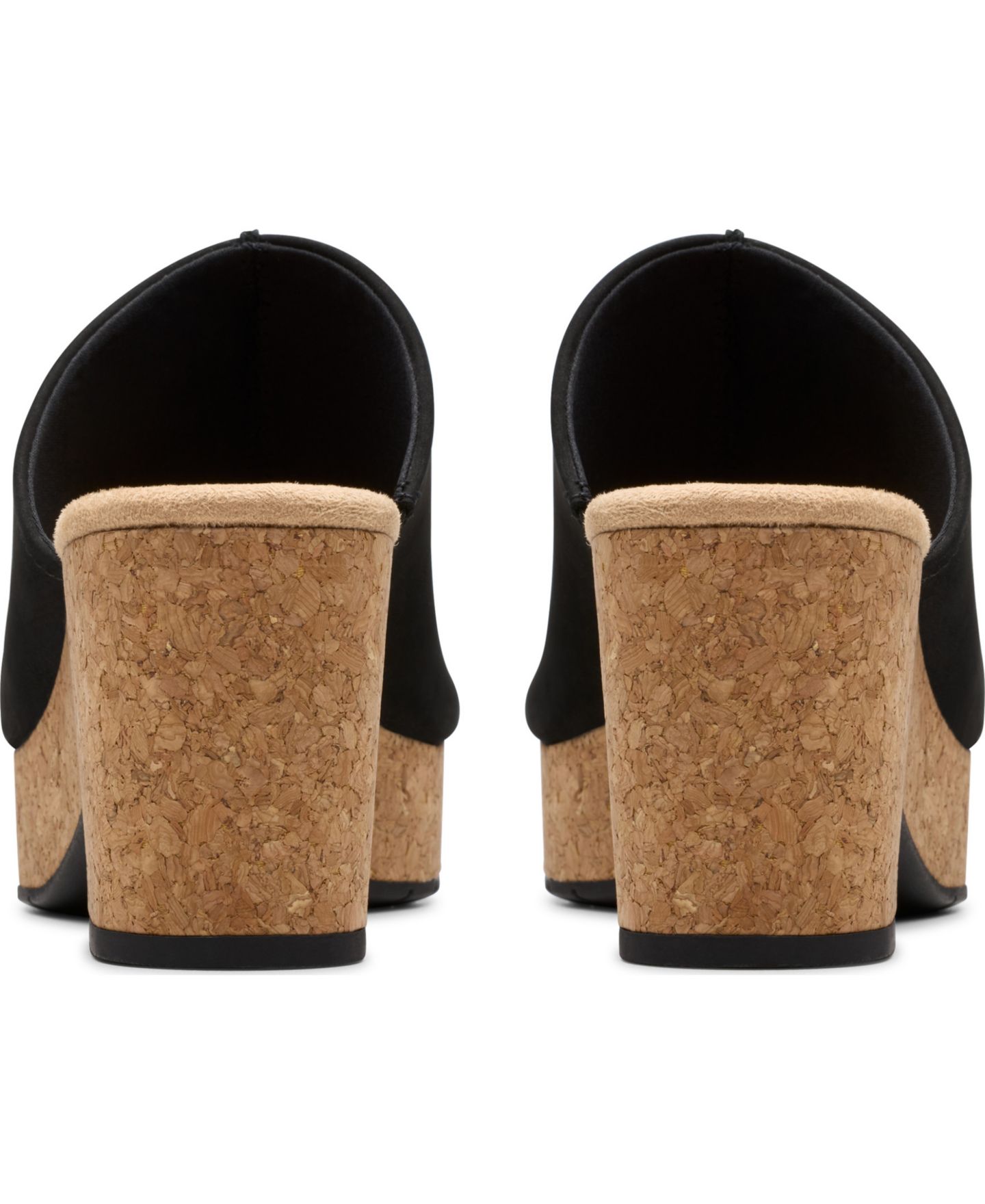 Женские сандалии Clarks Collection Nerisa Vine Wedge, цвет: Чёрный нубуковый — фото 7