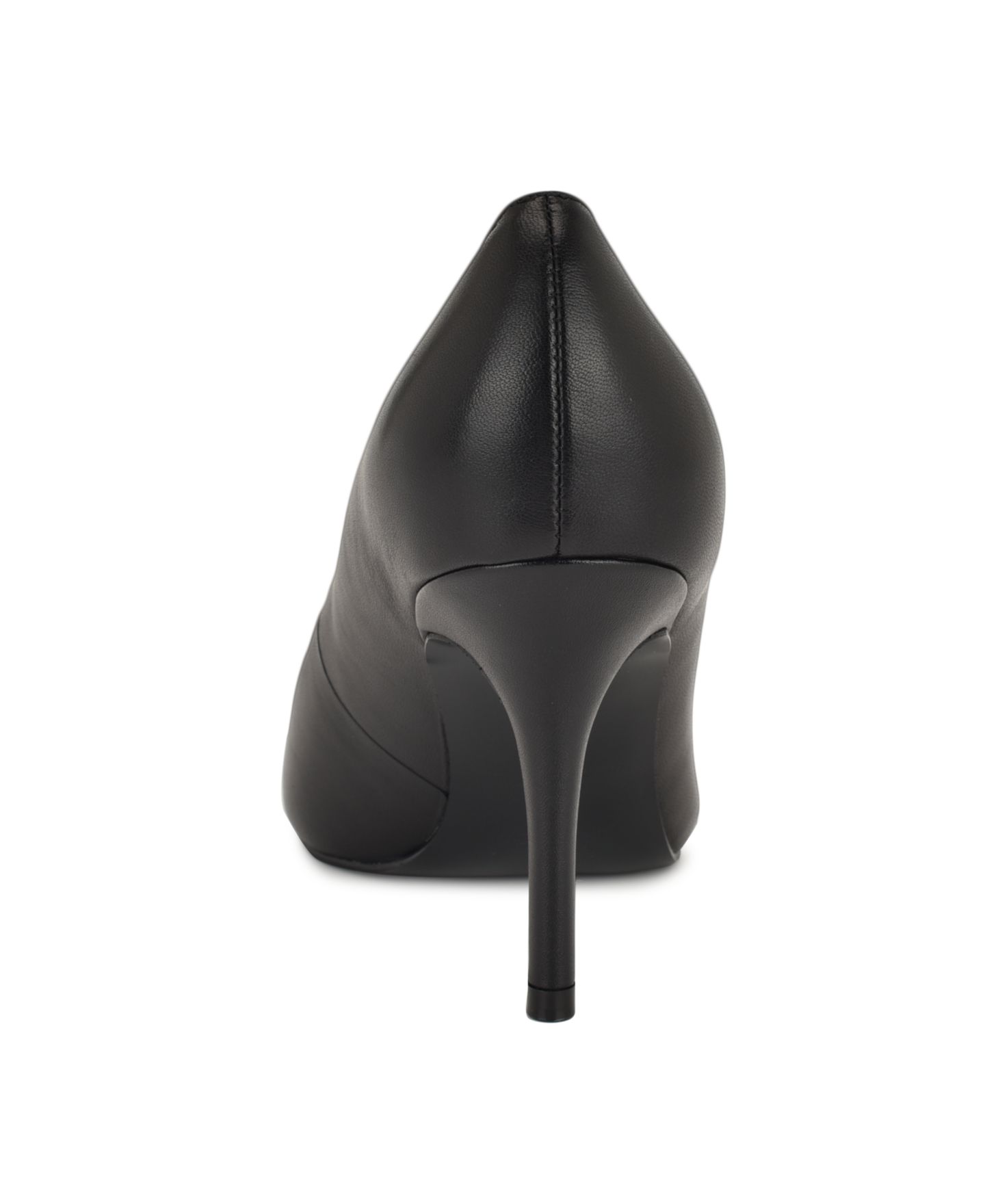 Женские туфли Nine West Gemmha Slip-On Stiletto Pumps, цвет: Чёрный кожаный — фото 3