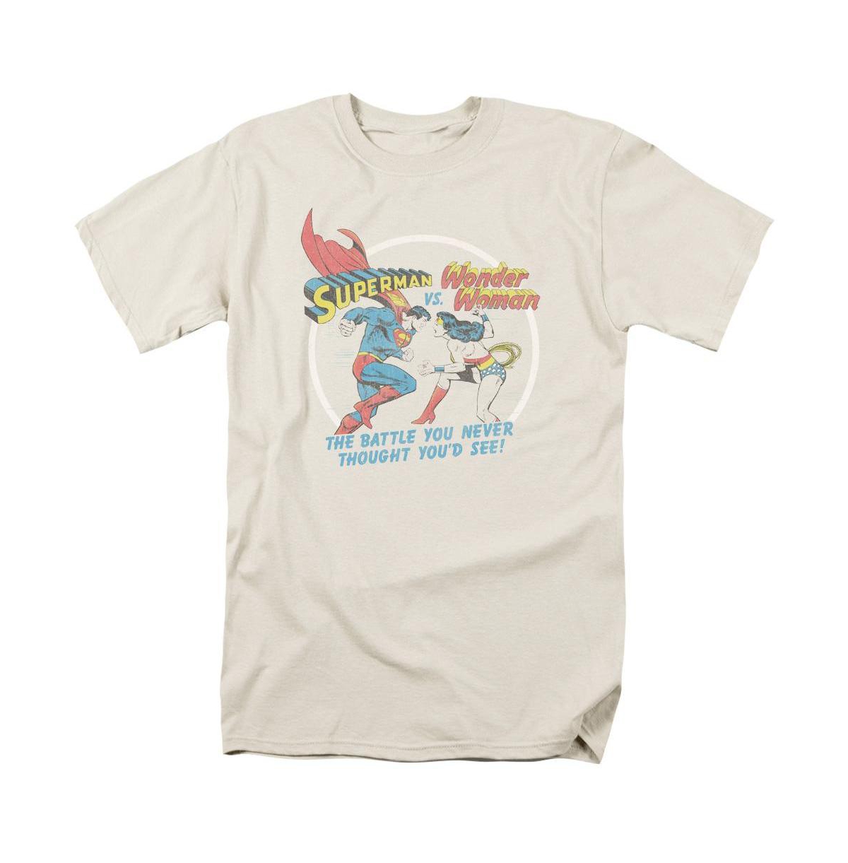 Big & Tall Battle Of The Sexes Short Sleeve Adult Tee / T-Shirt - White