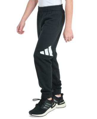 Big Boys Elastic-Waistband Essential Big Logo Fleece Jogger Pants 	