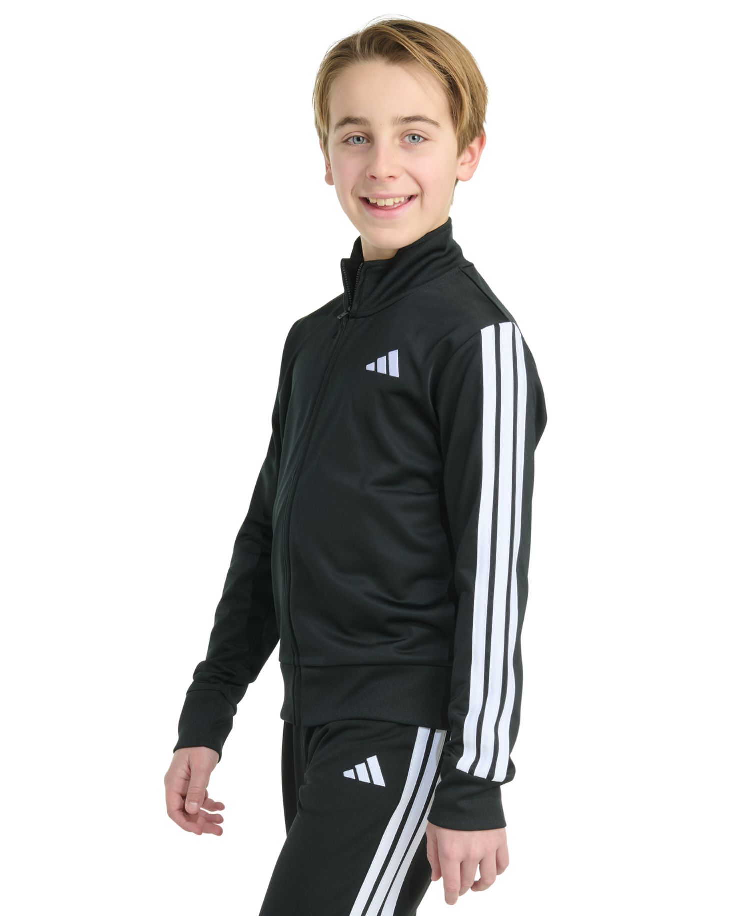 Big Boys Long-Sleeve Full-Zip Essential Tricot Jacket