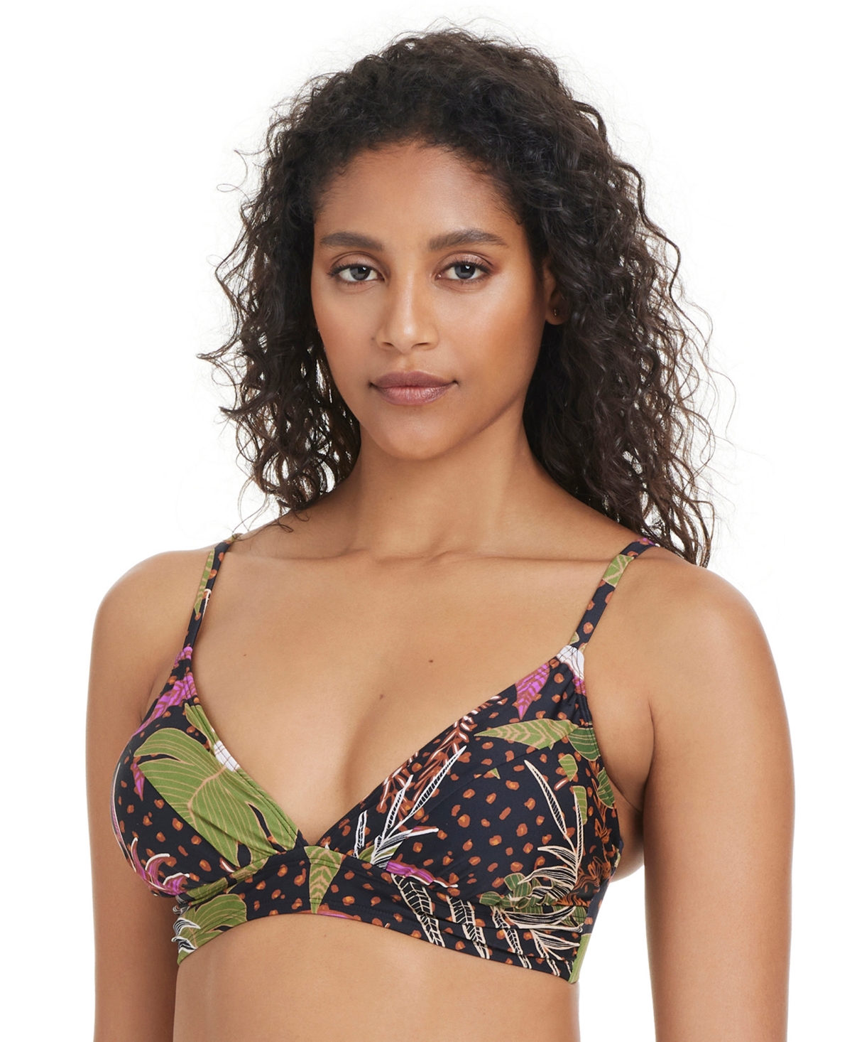 Bar Iii Womens Safari Heat Bikini Top Bottoms Exclusively At Macys In Multi