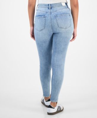 Juniors' High-Rise Curvy Skinny Jeans