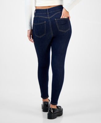 Juniors' High-Rise Curvy Skinny Jeans